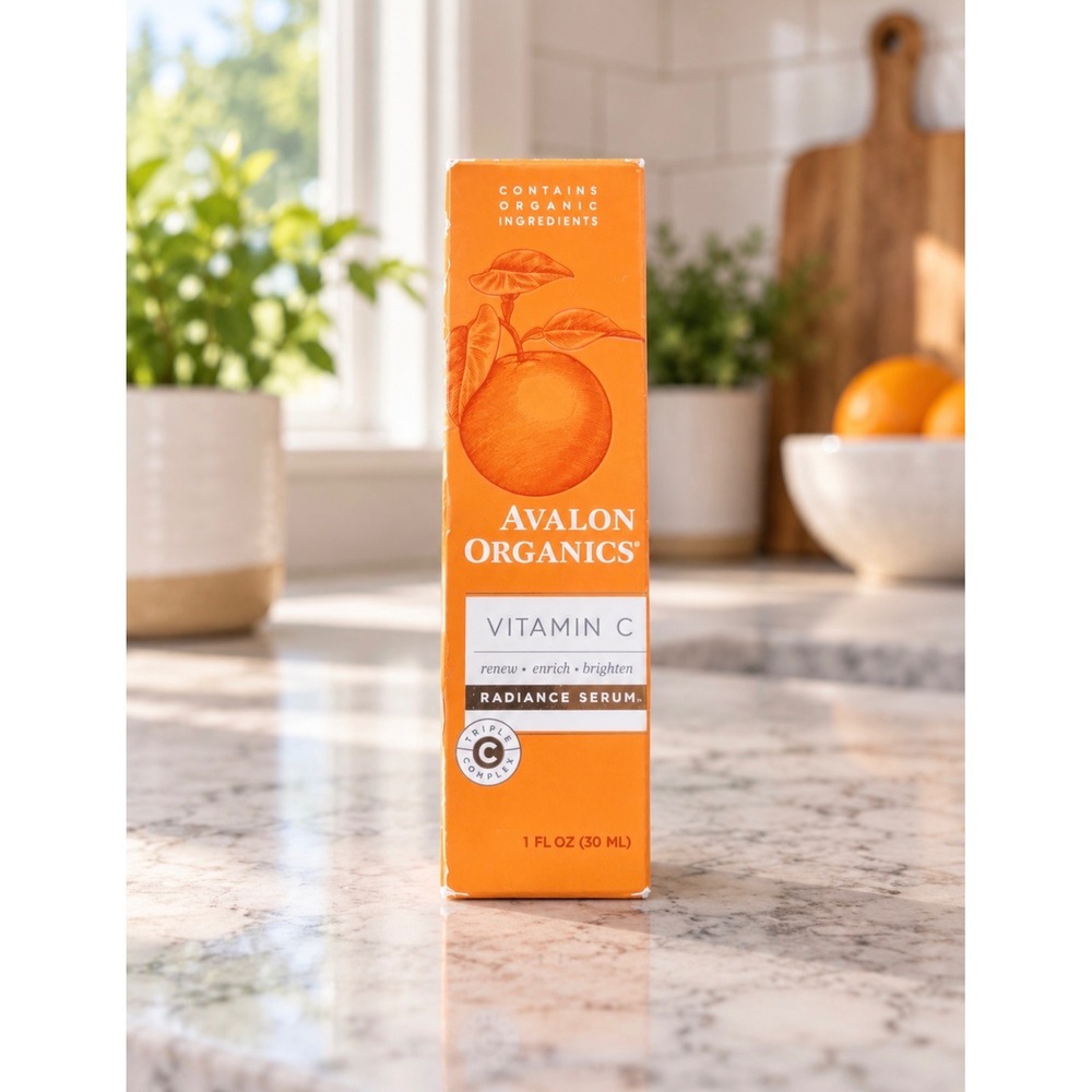 Avalon Organics Vitamin C Radiance Serum 1oz Triple-C Complex Brightening Serum